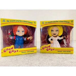 CultureFly Chucky &‎ Tiffany Vinyl Figure Set Good Guys Child's Play Horror NIB